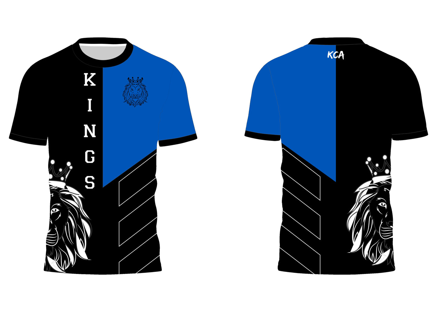 940 kings jersey shirt no number - kca sports custom teamwear